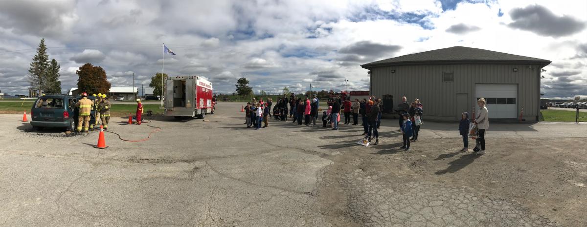 Auto extrication at our open house